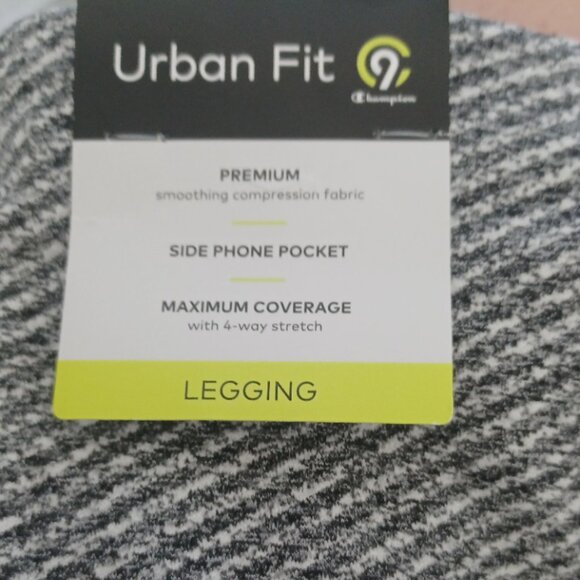 NWT Champion Urban Fit High Rise Side Phone Pocket Compression Fabric Leggings M - Picture 4 of 5
